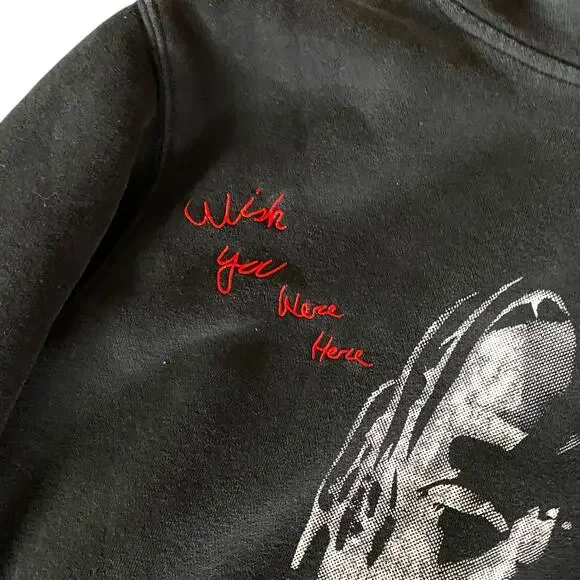 Astroworld Tour Hoodie Swearshirt Sz S Black Travis Scott Wish You Were Here ‘18